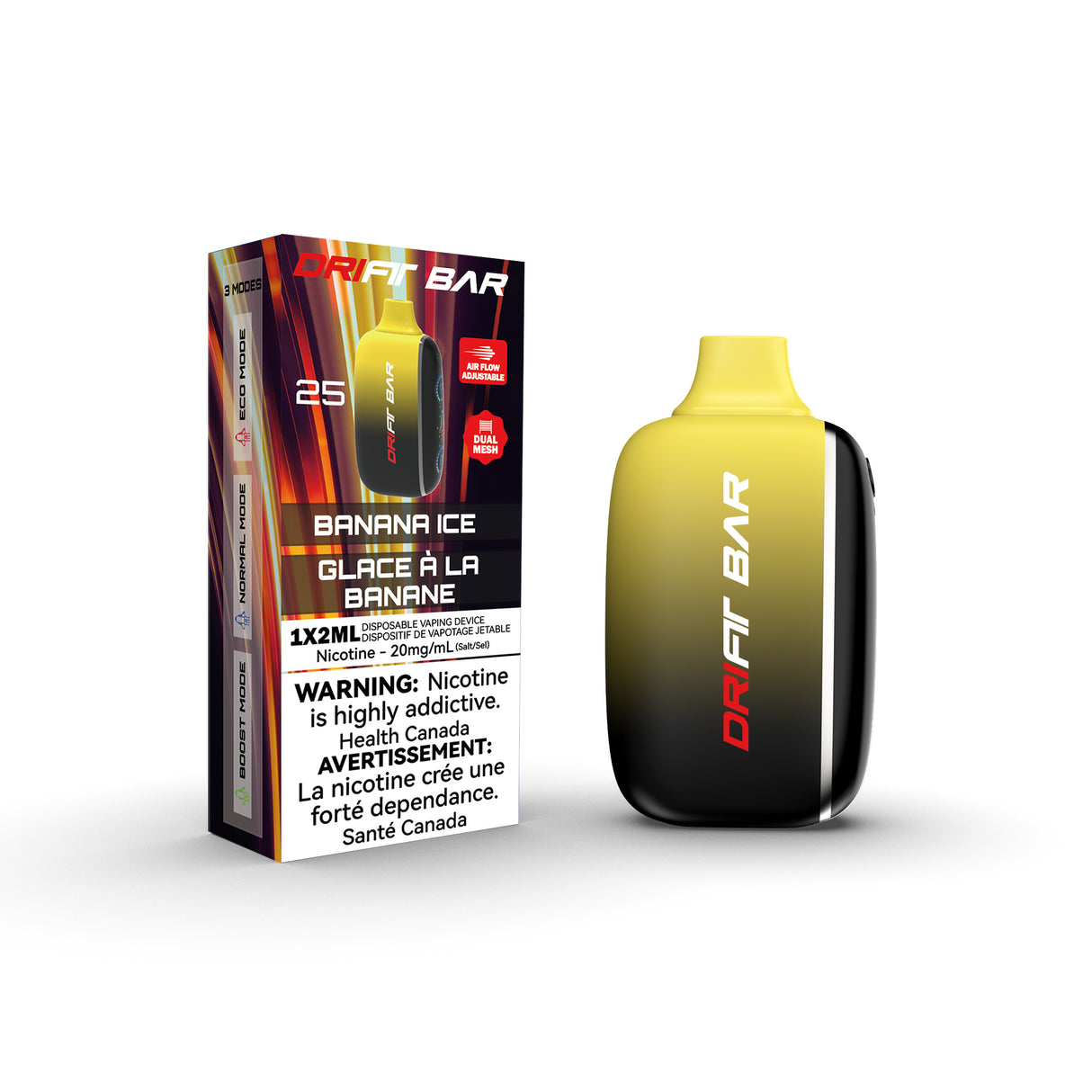 Drift Bar 25K(25000) Disposable Banana Ice