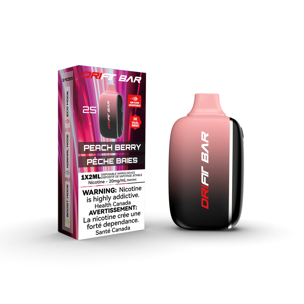 Drift Bar 25K(25000) Disposable Peach Berry