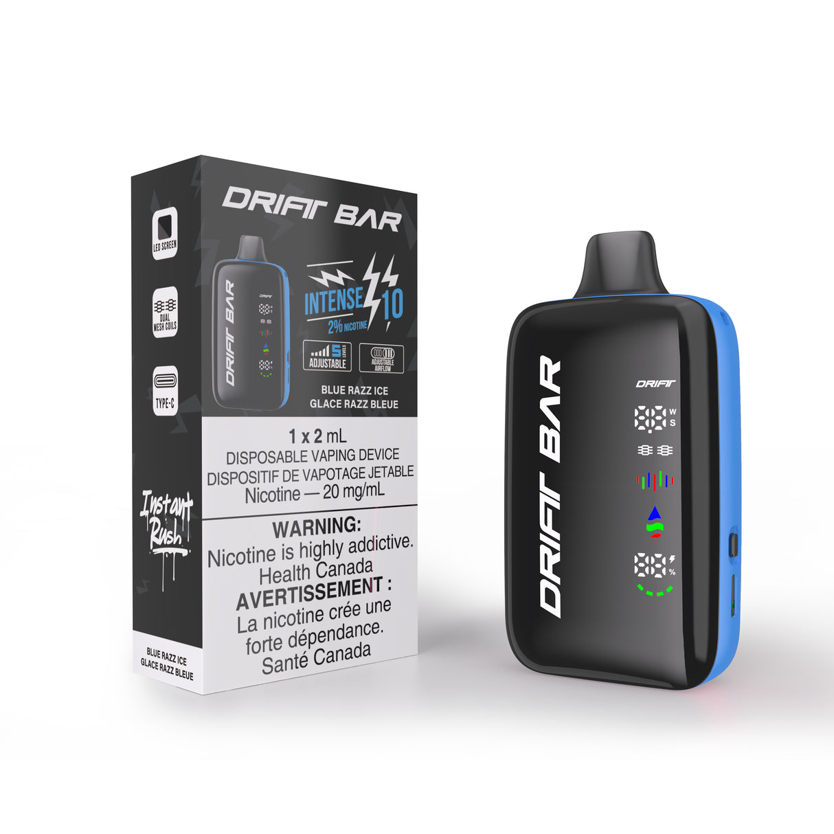 Drift Bar 40K(40000) Disposable Blue Razz Ice