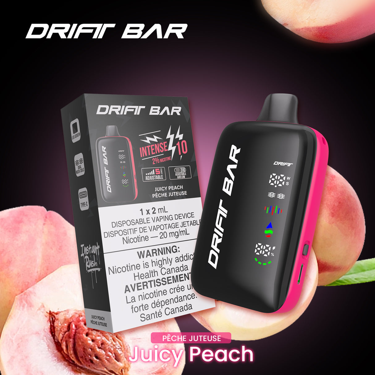 Drift Bar 40K(40000) Disposable Juicy Peach
