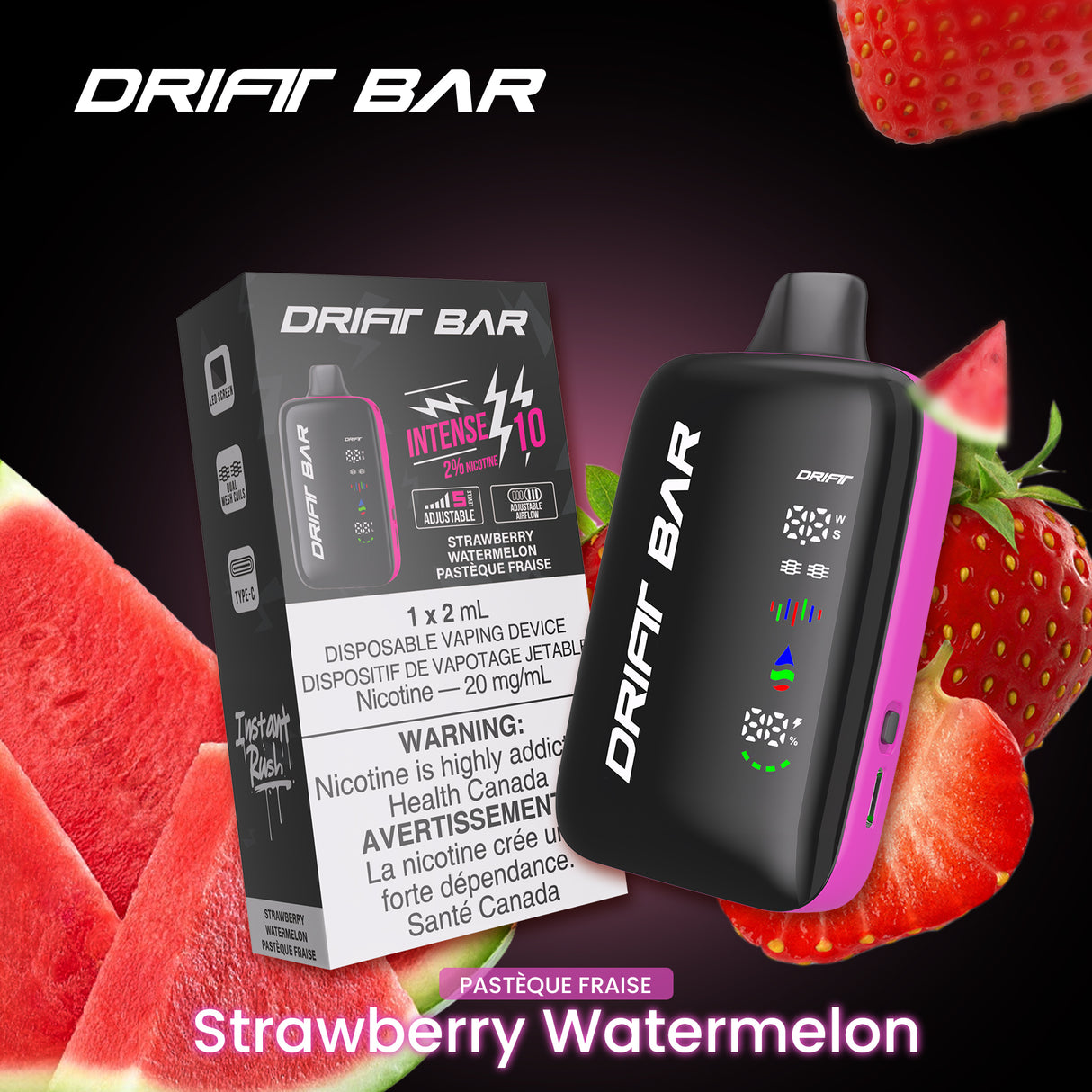 Drift Bar 40K(40000) Disposable Strawberry Watermelon