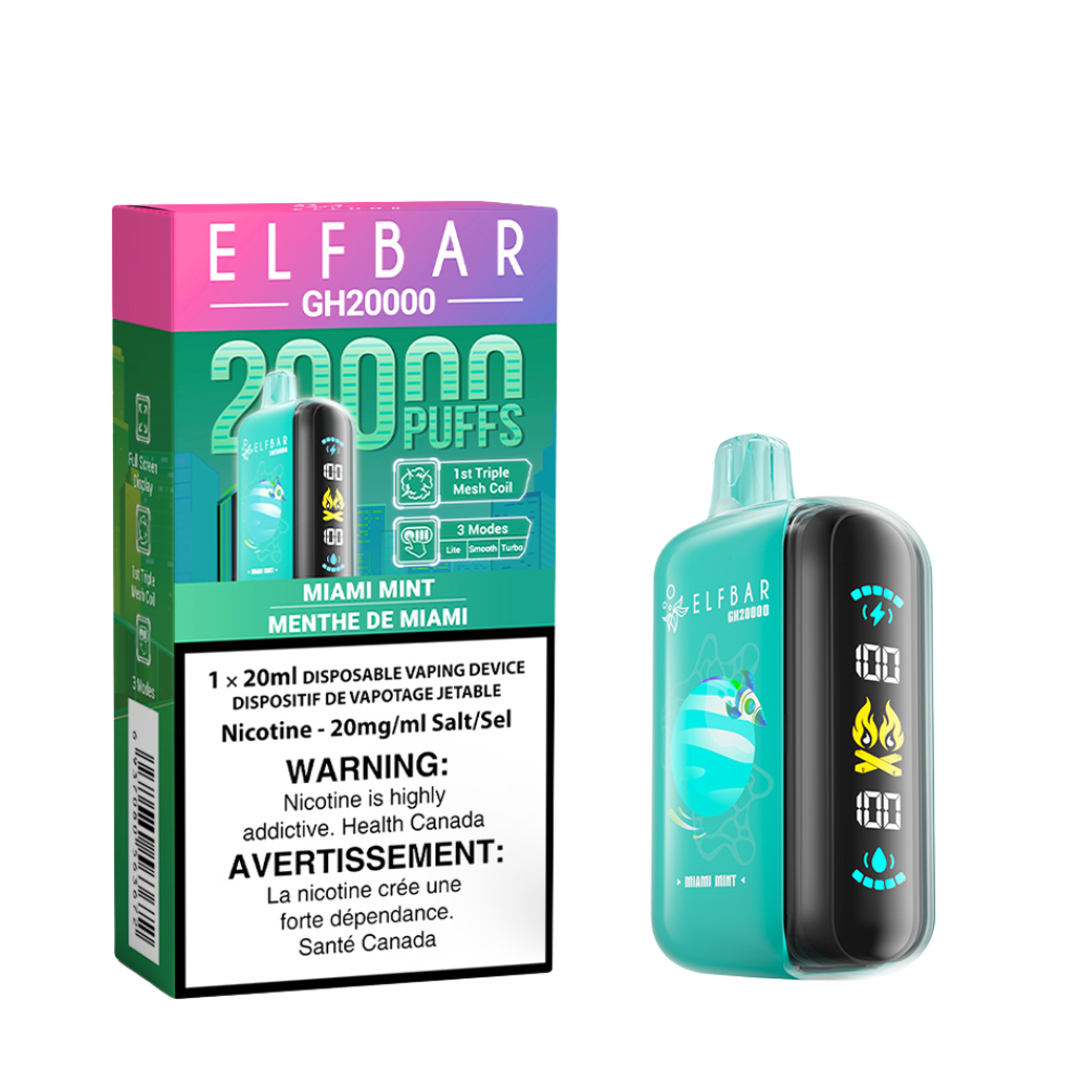 Elf Bar Gh 20k(20000) Disposable Vape Miami Mint