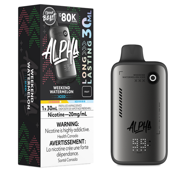Flavour Beast Alpha 80K Disposable Weekend Watermelon Iced