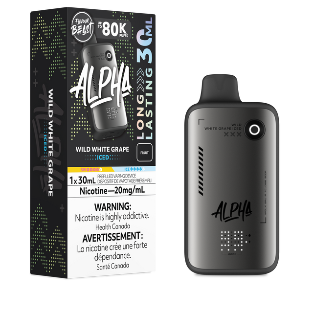 Flavour Beast Alpha 80K Disposable Wild White Grape Iced