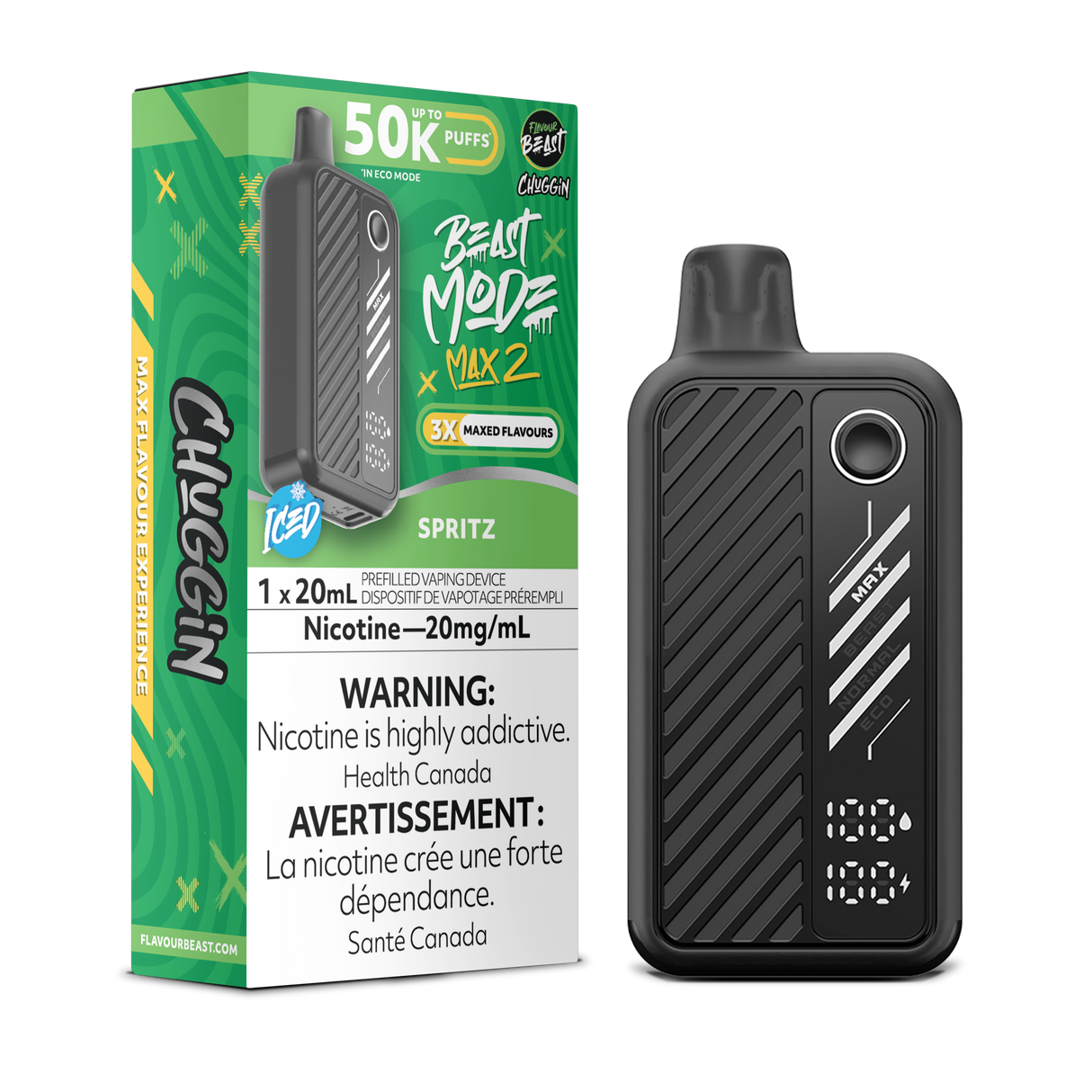 Flavour Beast Beast Mode Max 2 (50K) Disposable: Spritz