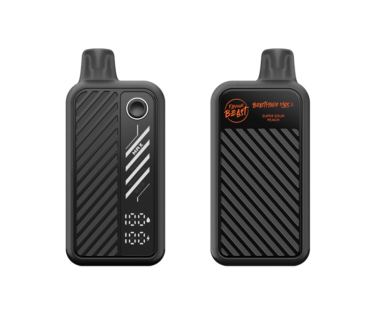 Flavour Beast Max 2 50K Disposable: Super Sour Peach Vape Kingdom