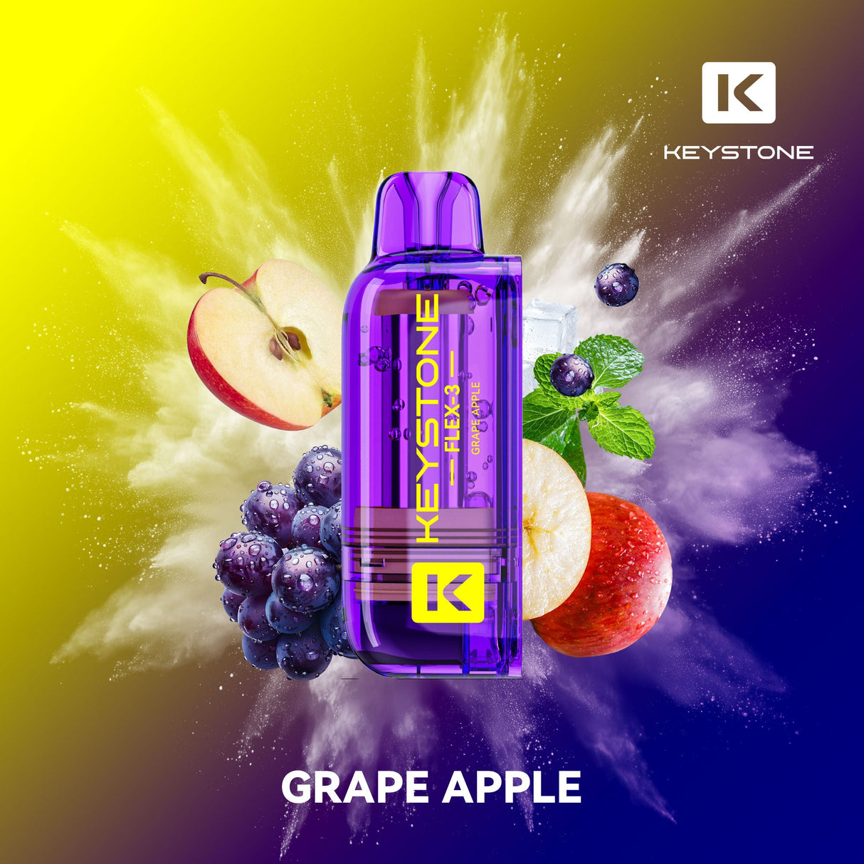 Keystone Flex-3 68K(68000) Pod Grape Apple