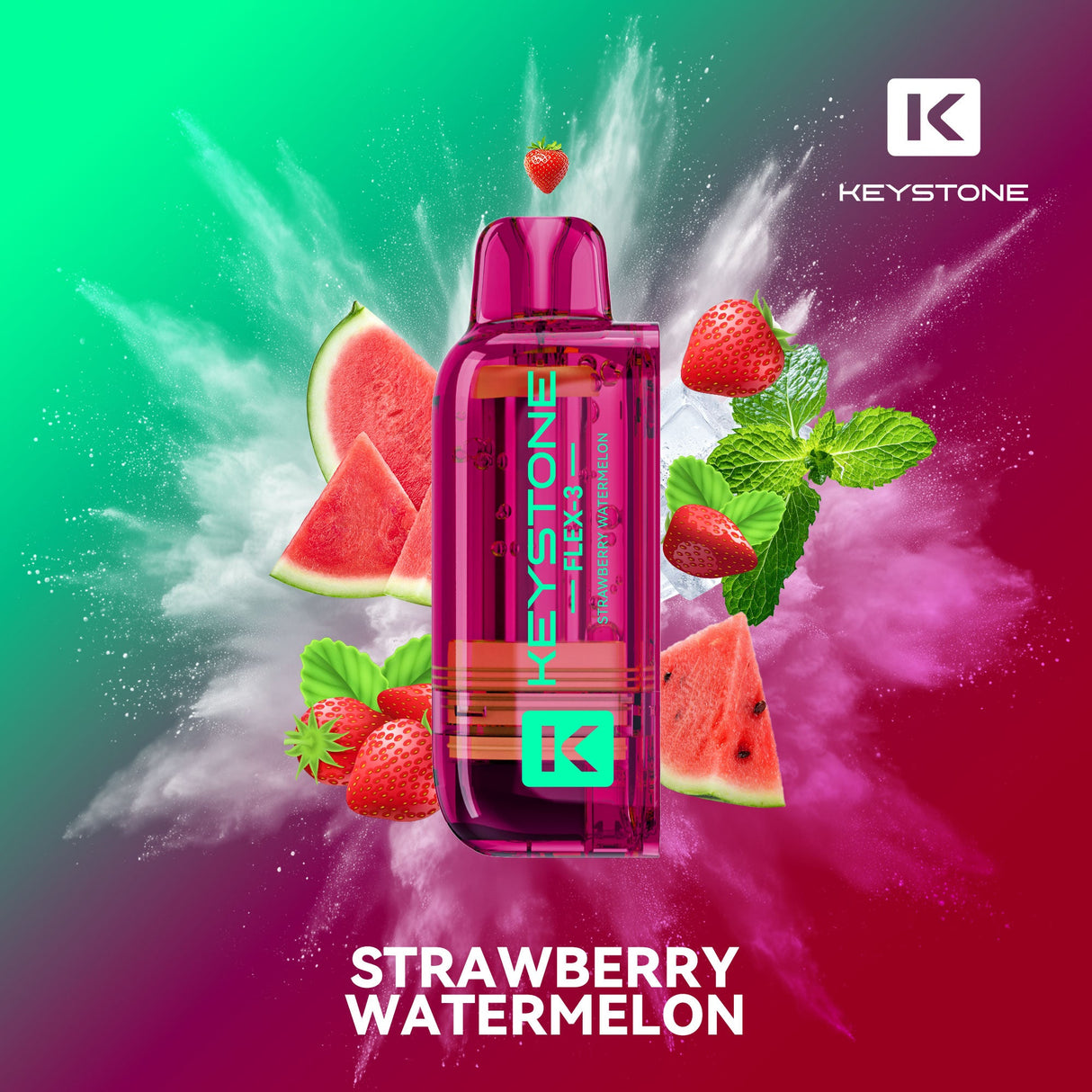 Keystone Flex-3 68K(68000) Pod Strawberry Watermelon