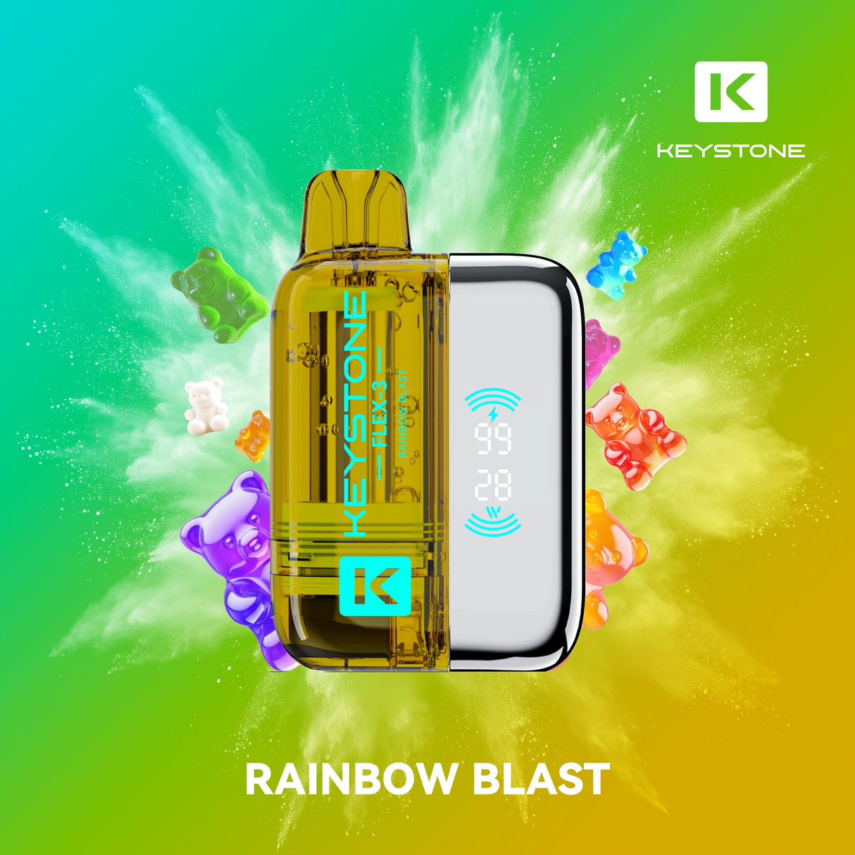 Keystone Flex-3 Pod 68K Starter Kit Rainbow Blast