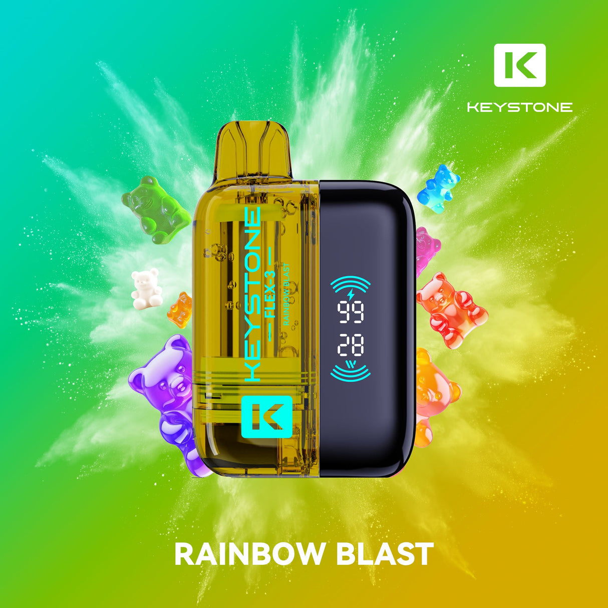 Keystone Flex-3 Pod 68K Starter Kit Rainbow Blast