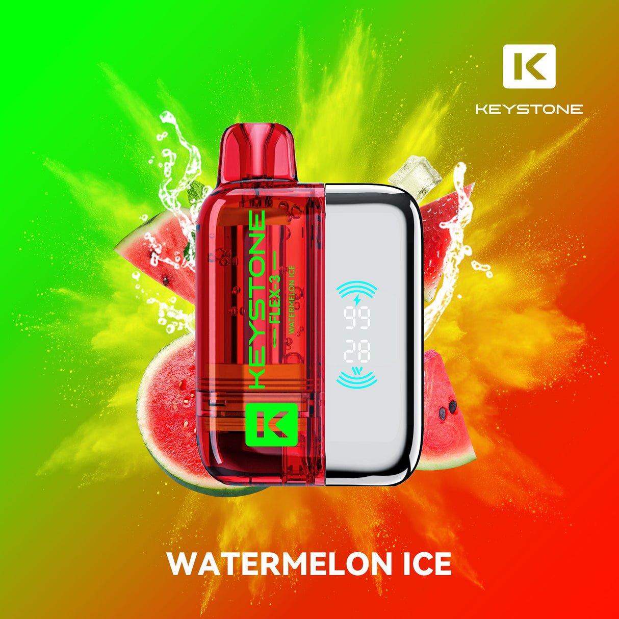 Keystone Flex-3 Pod 68K Starter Kit Watermelon Ice