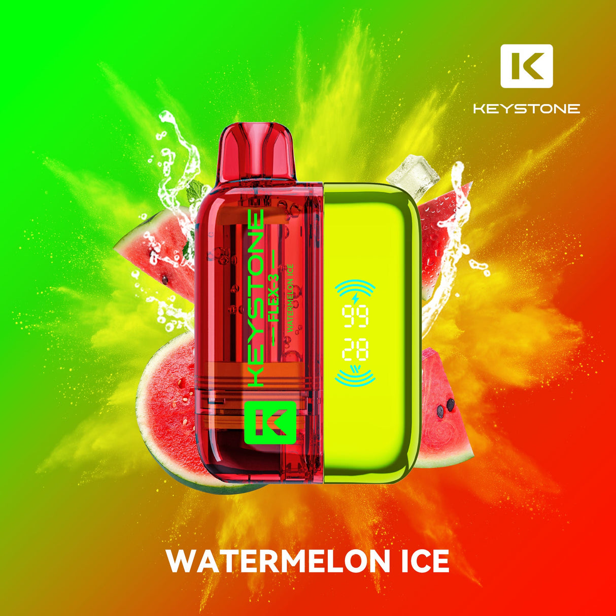 Keystone Flex-3 Pod 68K Starter Kit Watermelon Ice