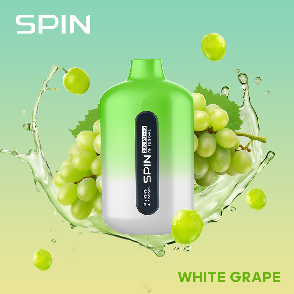 Spin 30K (30000) Disposable Vape White Grape