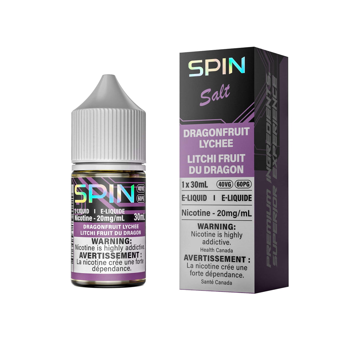 Spin E-Luiqd Salt Dragonfruit Lychee