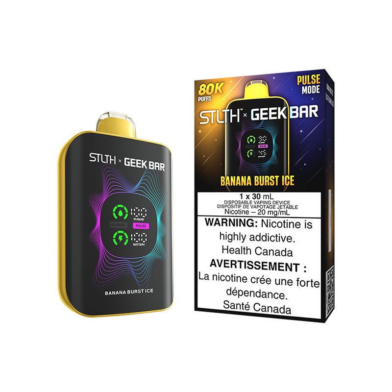 STLTH X GEEK BAR 80K Disposable Banana Burst Ice