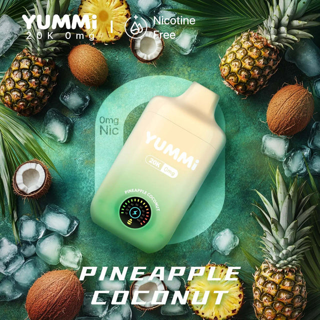 YUMMI 20K (20000) Disposable Vape Pineapple Coconut (Super Cool)