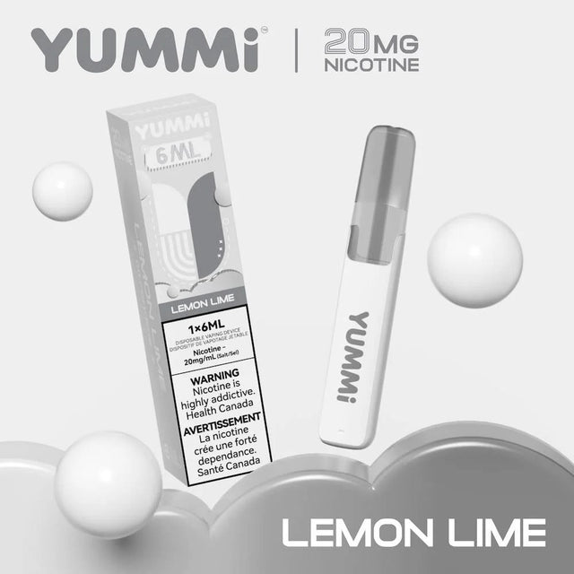 Yummi Dash 6ml Disposable Vape Lemon Lime (Super Cool)