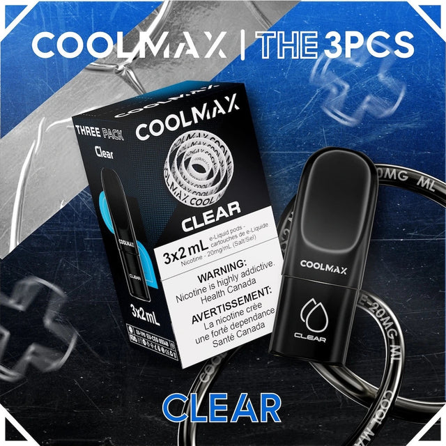 Coolmax Prefilled Pod 3pcs Clear