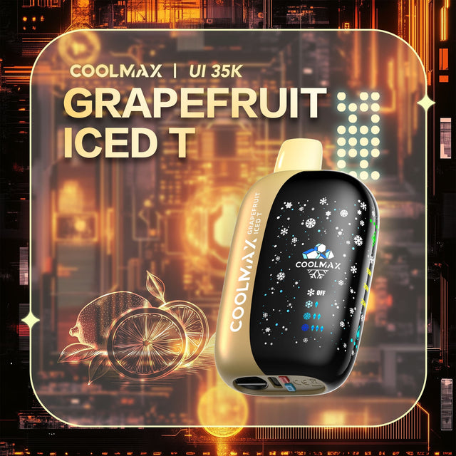 Coolmax Ui35000 Disposable Vape Grapefruit Iced T (Super Cool)