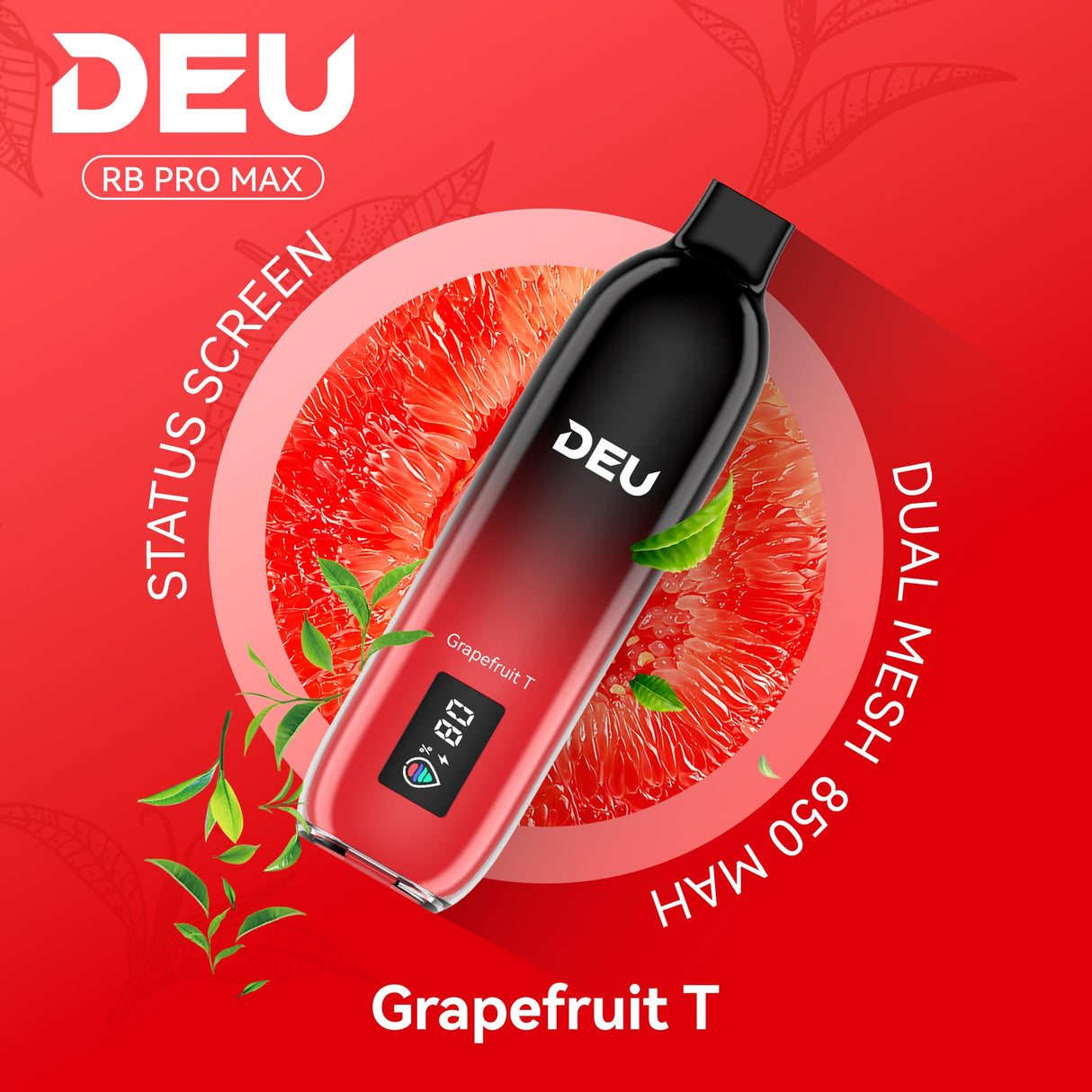 Deu Rb 25k Pro Max+ Disposable Vape Grapefruit T