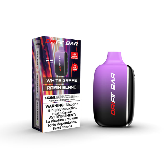 Drift Bar 25K(25000) Disposable White Grape