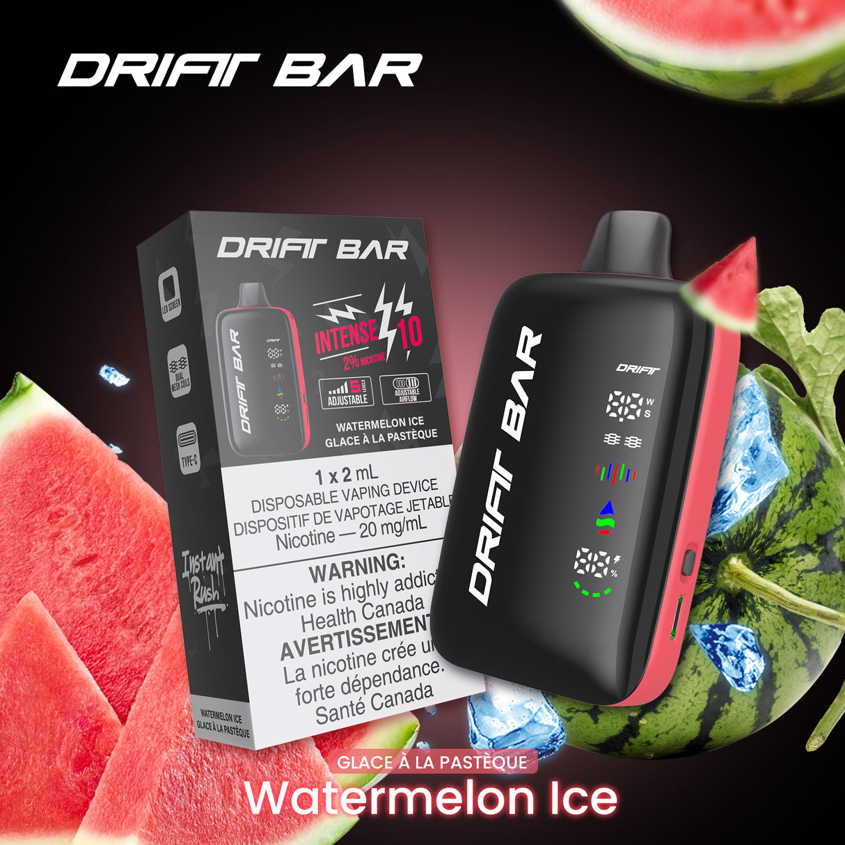 Drift Bar 40K(40000) Disposable Watermelon Ice