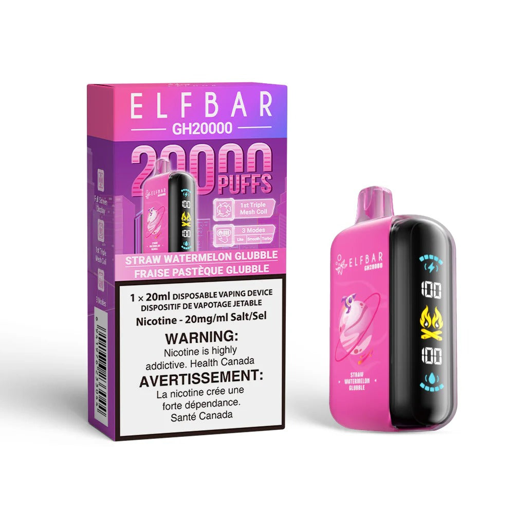 Elf Bar GH 20K(20000) Disposable Vape Straw Watermelon Glubbule