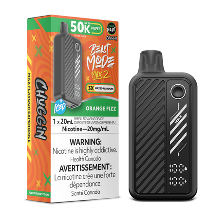 Flavour Beast Beast Mode Max 2 (50K) Disposable: Orange Fizz