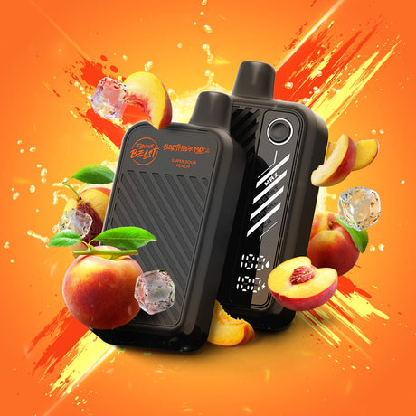 Flavour Beast Max 2 50K Disposable: Super Sour Peach Vape Kingdom