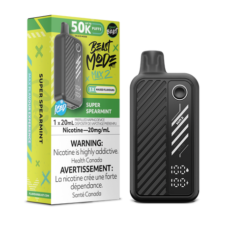 Flavour Beast Beast Mode Max 2 (50K) Disposable: Super Spearmint