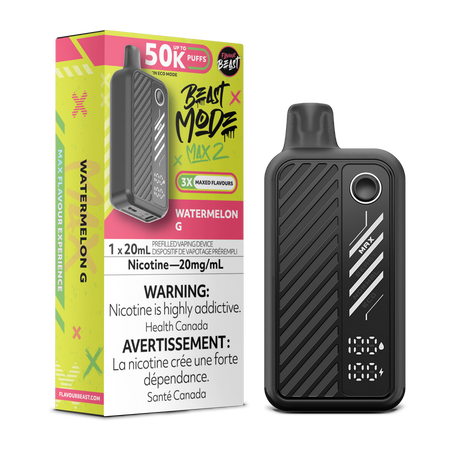 Flavour Beast Beast Mode Max 2 (50K) Disposable: Watermelon G