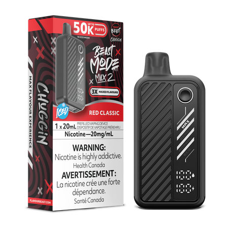 Flavour Beast Beast Mode Max 2 (50K) Disposable: Red Classic
