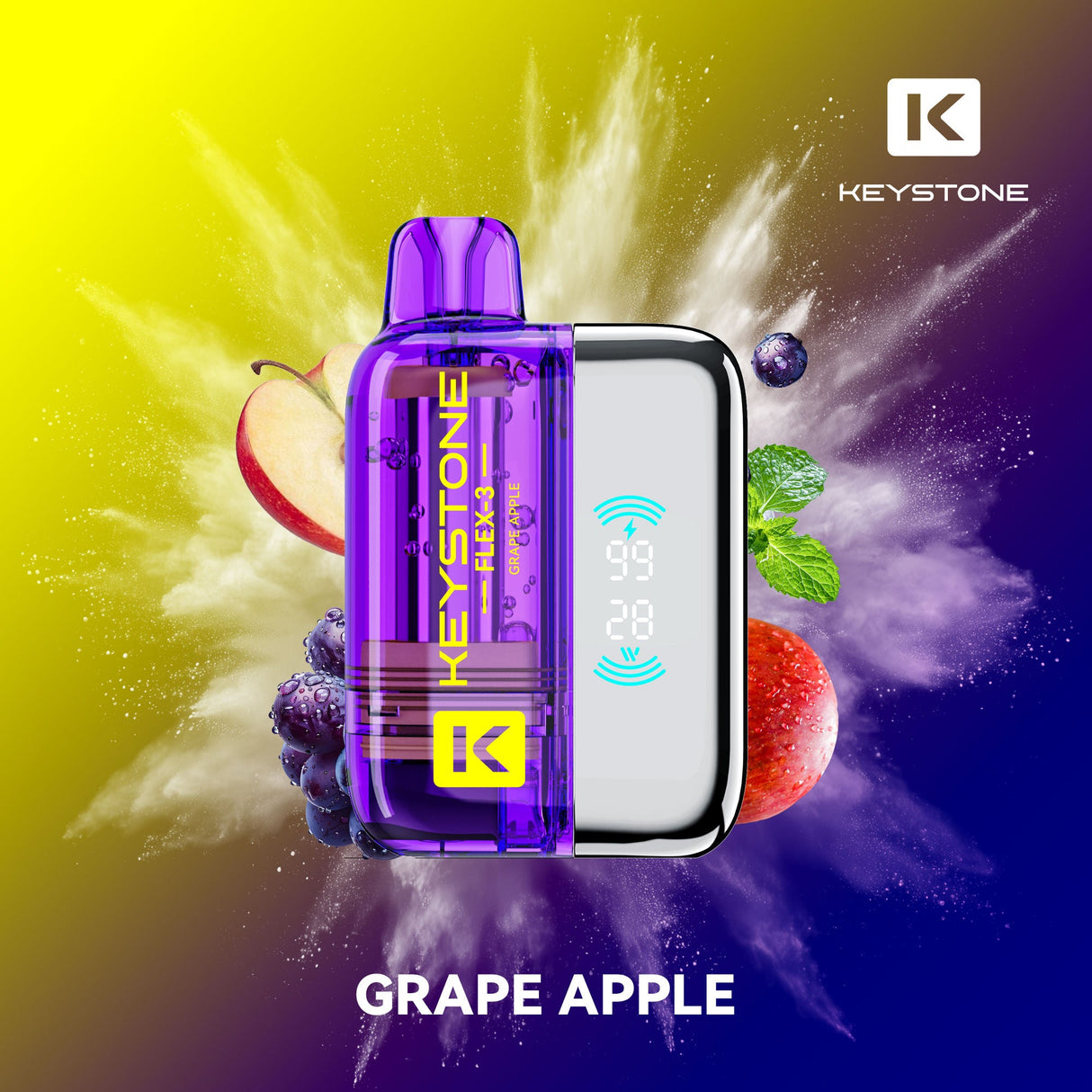 Keystone Flex-3 Pod 68K Starter Kit Grape Apple