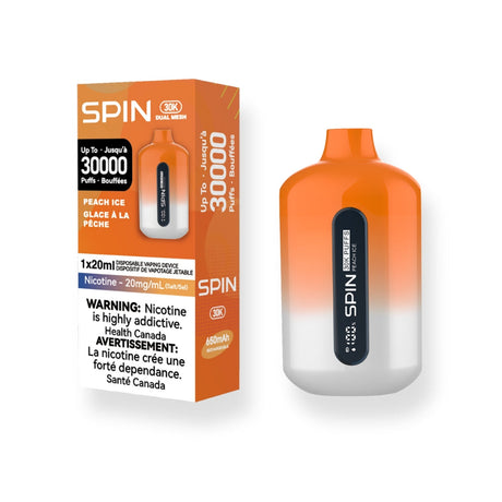 Spin 30K (30000) Disposable Vape Peach Ice