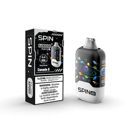 Spin 60K (60000) Disposable Vape Canada D
