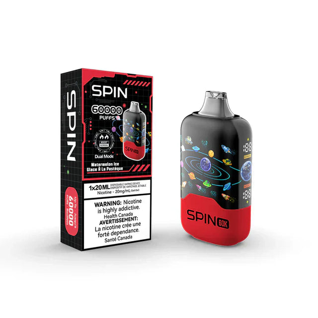Spin 60K (60000) Disposable Vape Watermelon Ice