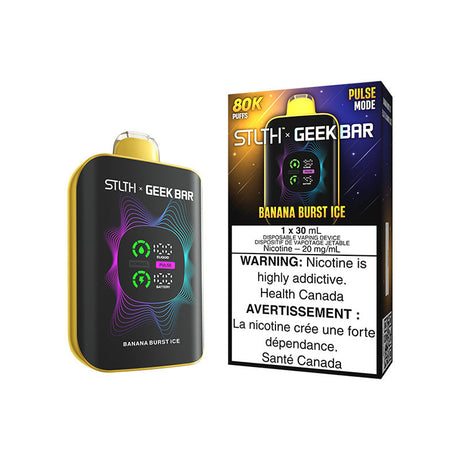 STLTH X GEEK BAR 80K Disposable Banana Burst Ice
