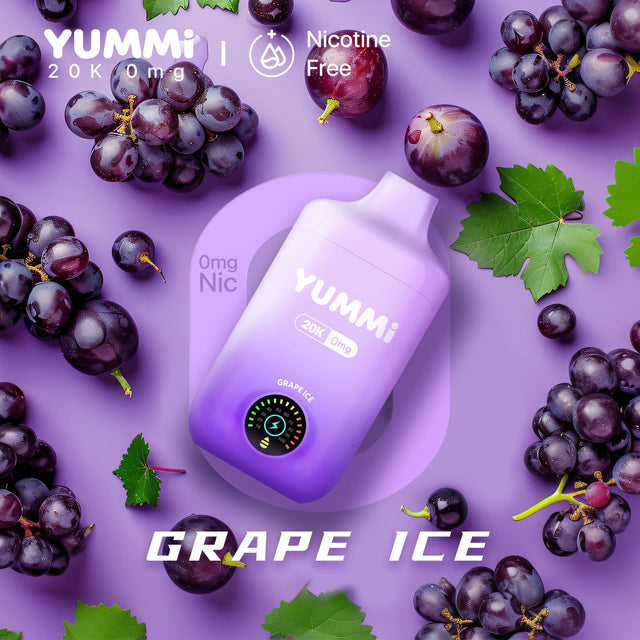 YUMMI 20K Disposable Vape Grape Ice Flavor 