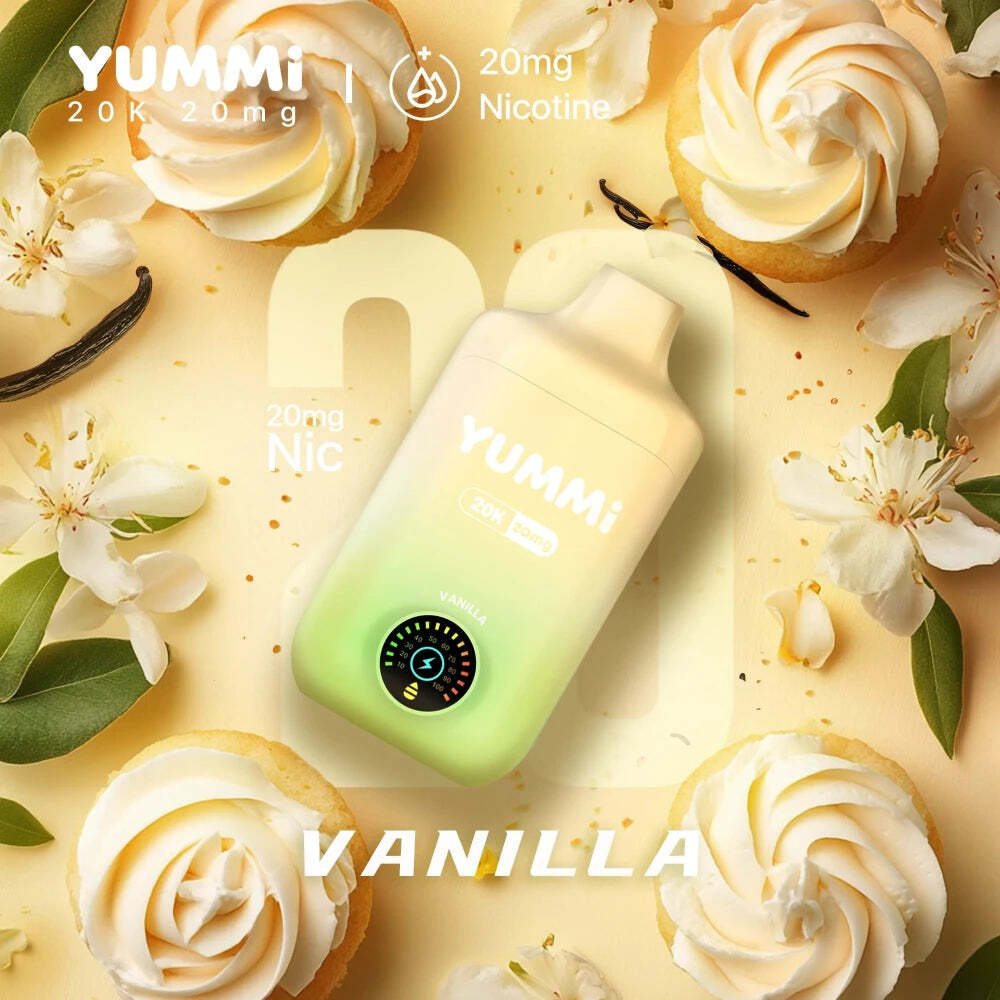 YUMMI 20K (20000) Disposable Vape Vanilla (Super Cool)