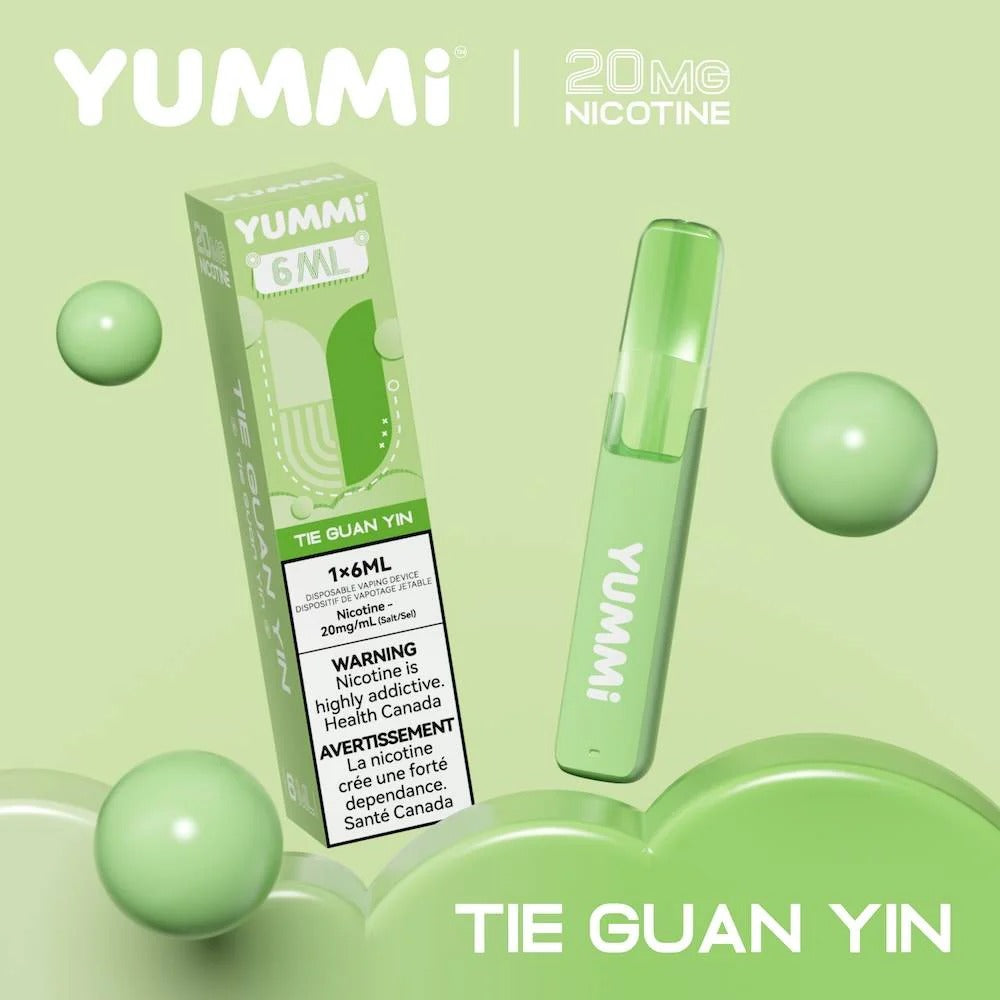 Yummi Dash 6ML Disposable Vape Tie GuanYin (Super Cool)